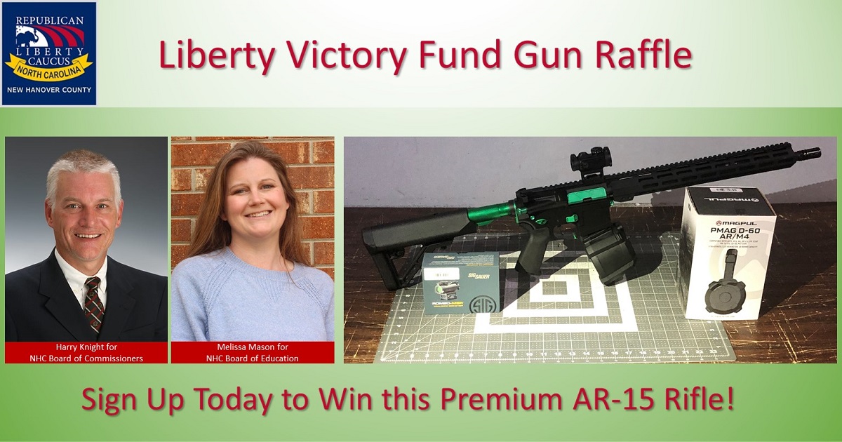 Liberty Victory Fund Gun Raffle Tickets